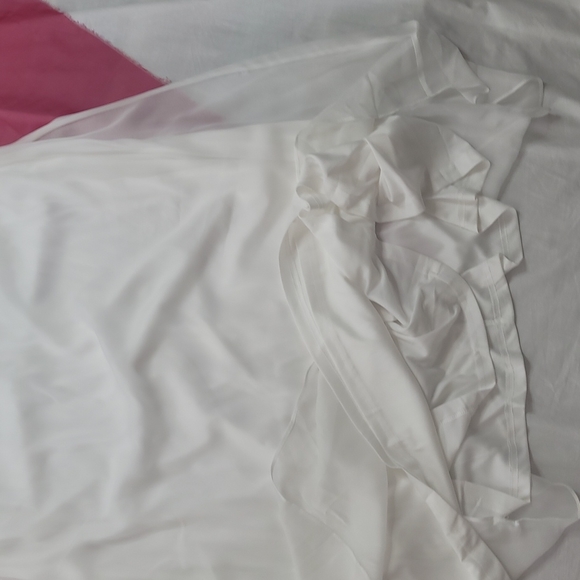 LILIANA ivory one shoulder wedding formal party gown sz 8 - Picture 6 of 14